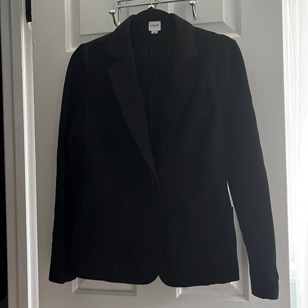 J. Crew Black Skirt Suit